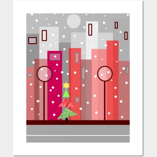 CHRISTMAS  In The City Posters and Art